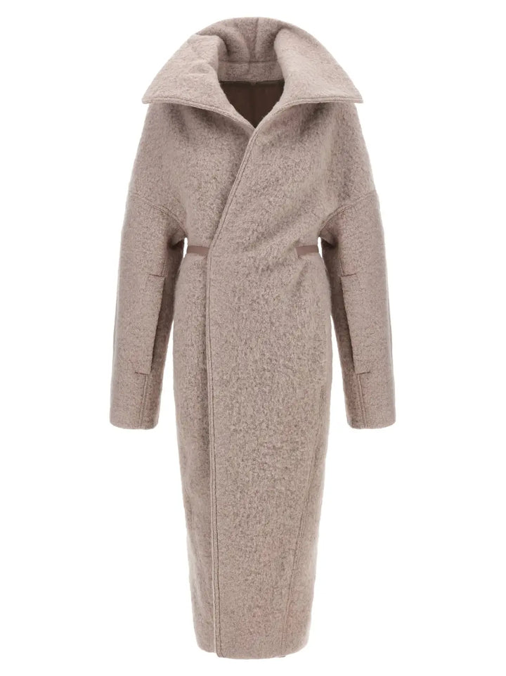Rick Owens Multicolor Marabou Coat