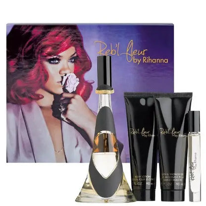 Experience Rihanna Reb’L Fleur Gift Set Enveloping Elegance and Scent Women’s Sets