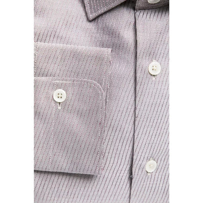 Robert Friedman Beige Cotton Men Shirt