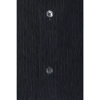 Robert Friedman Black Cotton Men’s Shirt