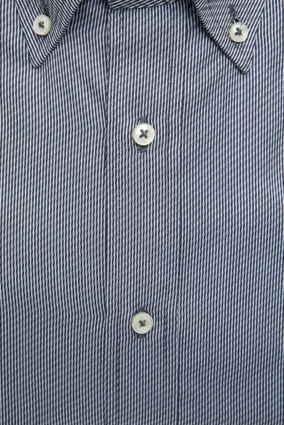 Robert Friedman Blue Cotton Men’s Shirt