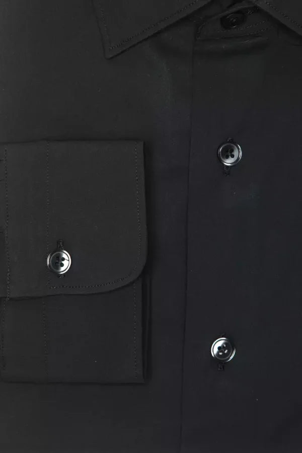 Robert Friedman Grey Cotton Men Shirt