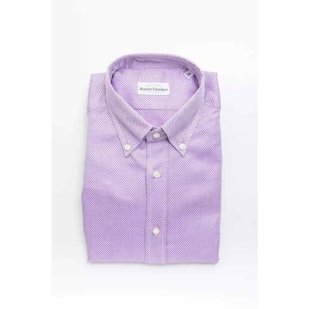 Robert Friedman Multicolor Cotton Men Shirt