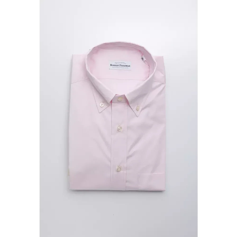 Robert Friedman Multicolor Cotton Men Shirt
