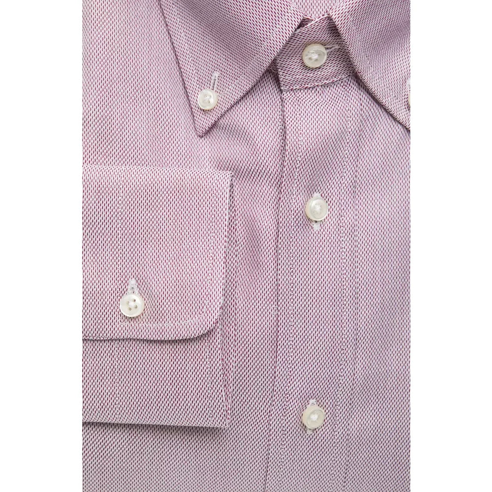 Robert Friedman Red Cotton Men’s Shirt