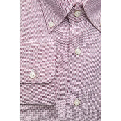 Robert Friedman Red Cotton Men’s Shirt