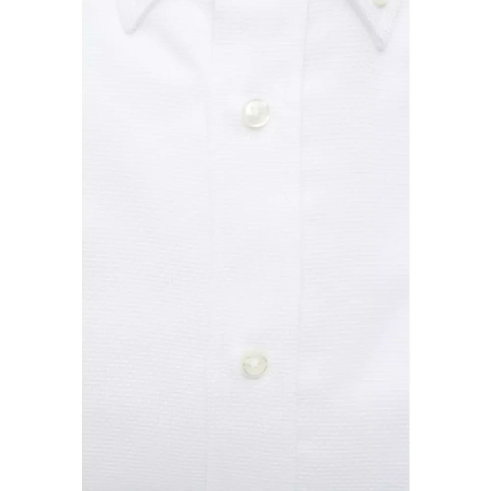 Robert Friedman White Cotton Men’s Shirt