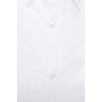 Robert Friedman White Cotton Men’s Shirt