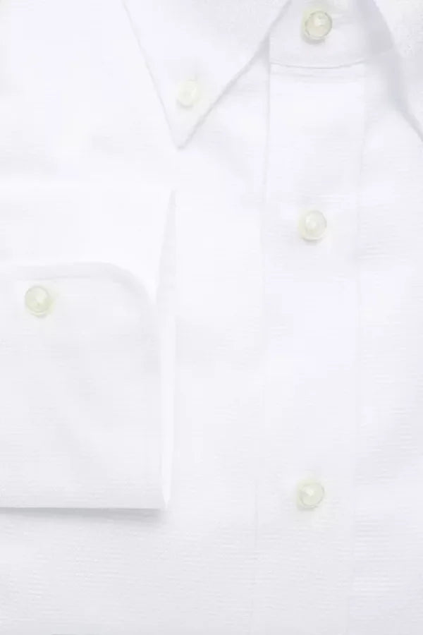 Robert Friedman White Cotton Men’s Shirt