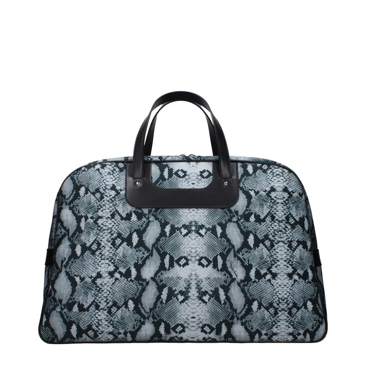Roberto Cavalli Gray Fabric Luggage and Travel