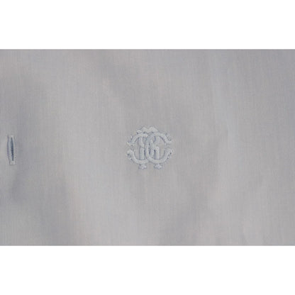 Roberto Cavalli Light Blue Dress Shirt for a Striking Look