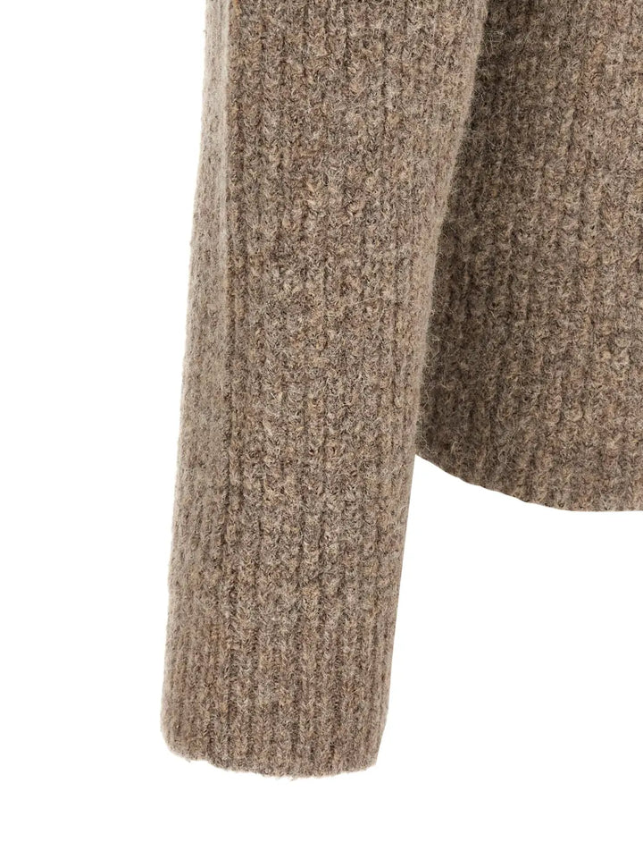 Roberto Collina Beige Cotton Cardigan