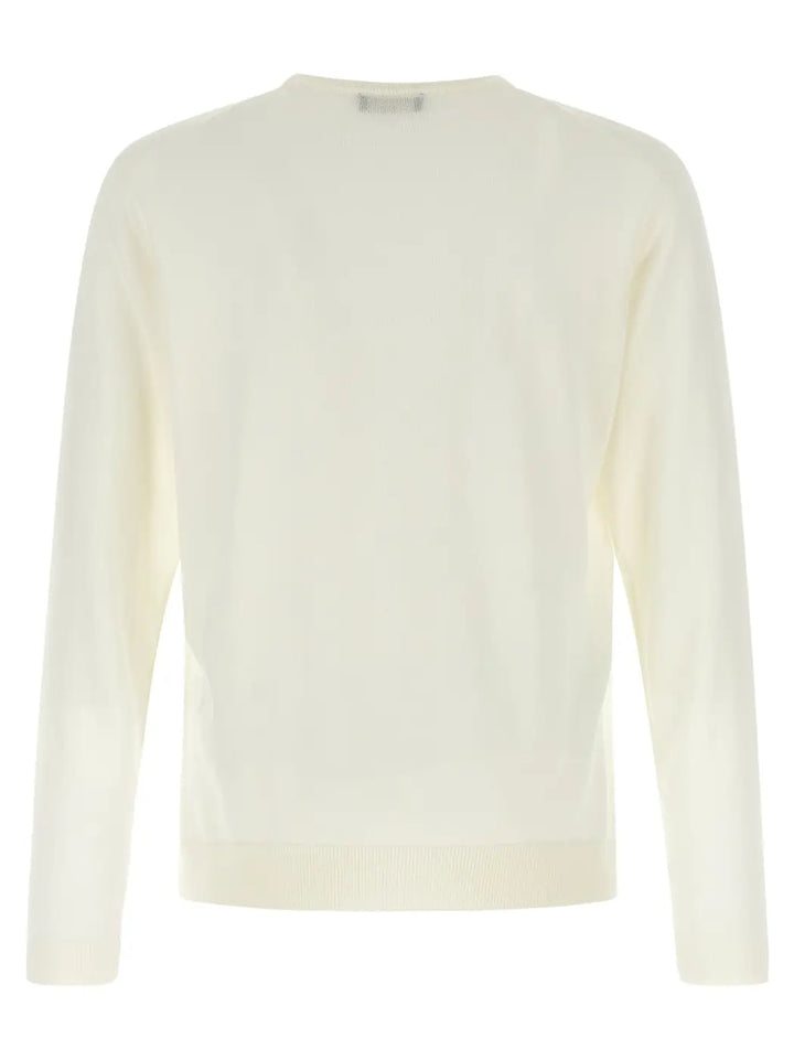 Roberto Collina Beige Merino Wool Cardigan