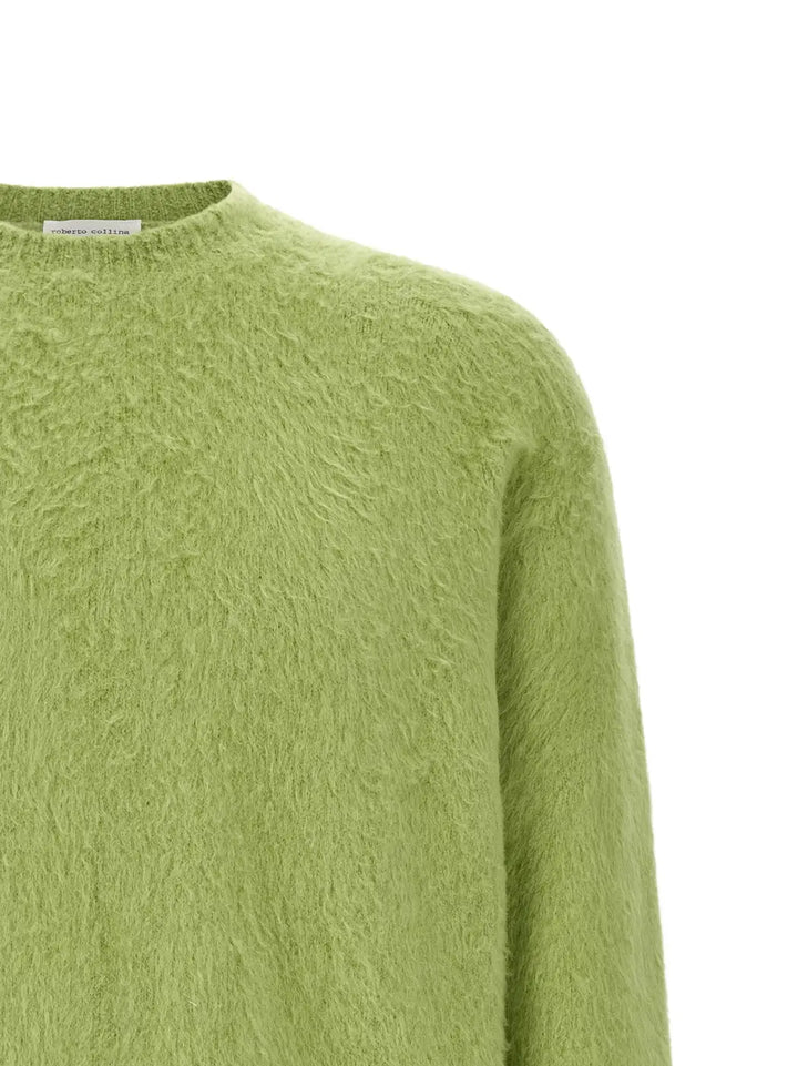 Roberto Collina Bicolor Cotton Cardigan