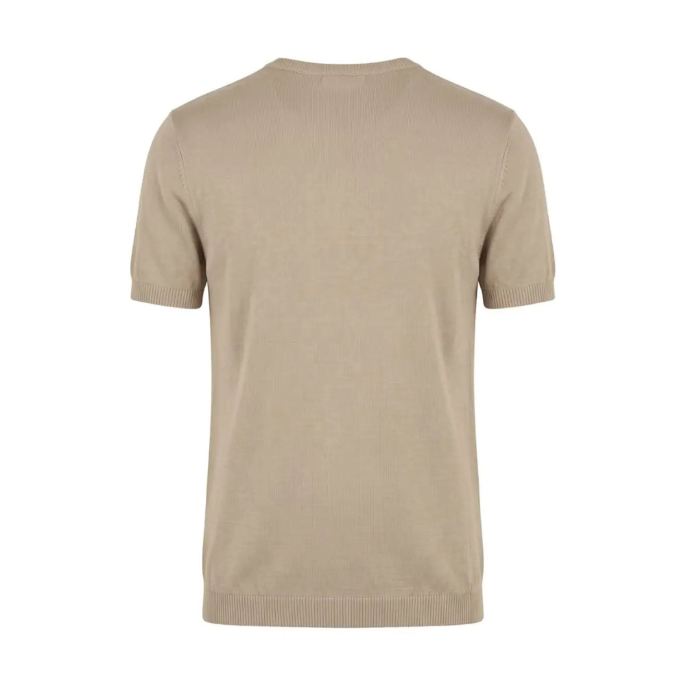 Roberto Pepe Luxury Beige Cotton Men Sweater