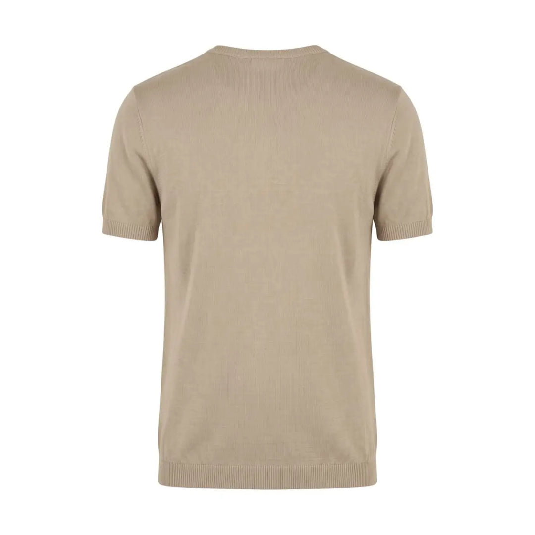 Roberto Pepe Luxury Beige Cotton Men Sweater