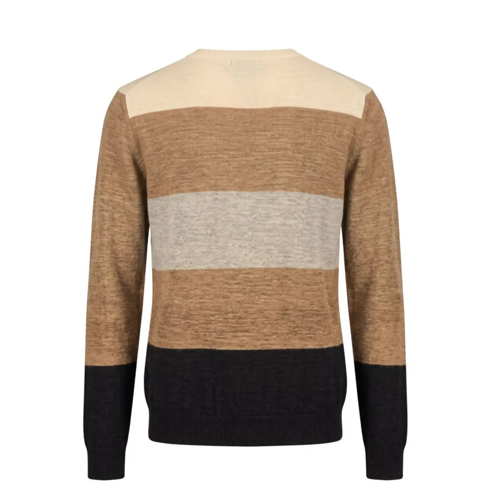 Roberto Pepe Luxury Beige Wool Men Sweater