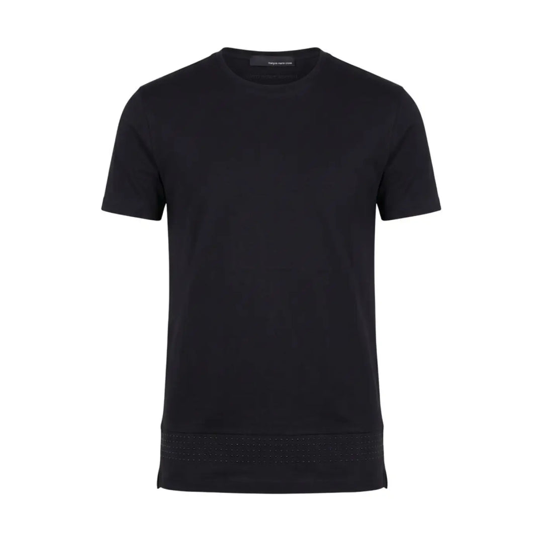 Roberto Pepe Luxury Black Cotton Men Sweater