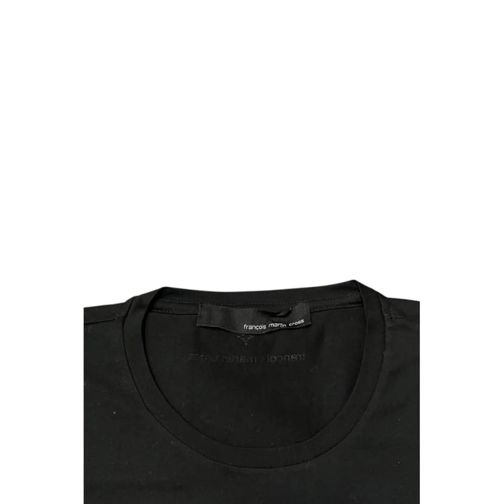 Roberto Pepe Luxury Black Cotton Men Sweater