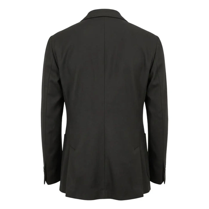 Roberto Pepe Luxury Black Polyester Men Jacket