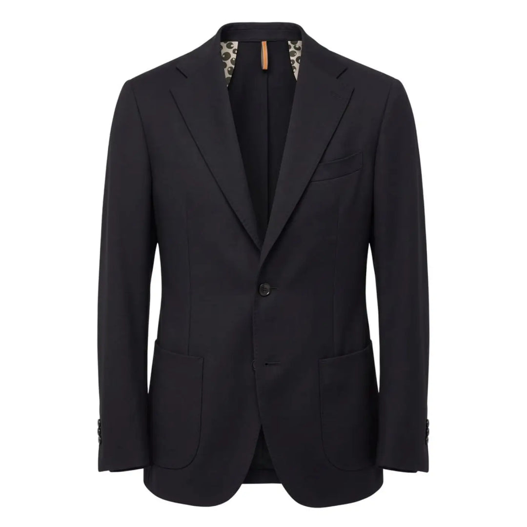Roberto Pepe Luxury Black Polyester Men Jacket