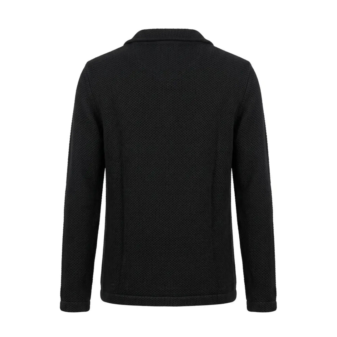 Roberto Pepe Luxury Black Wool Men’s Sweater