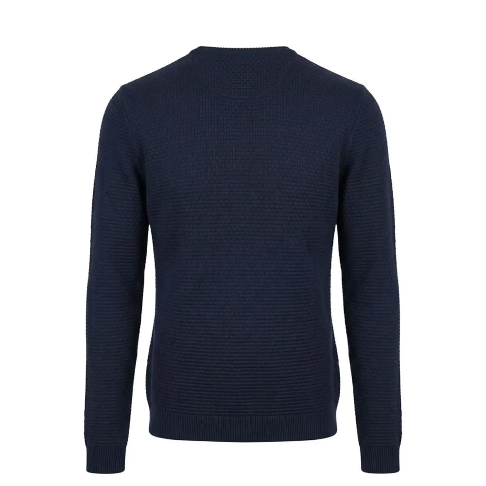 Roberto Pepe Luxury Blue Cotton Men’s Sweater
