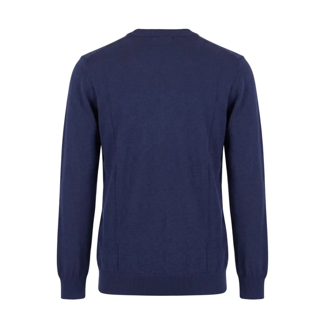 Roberto Pepe Luxury Blue Wool Men Sweater