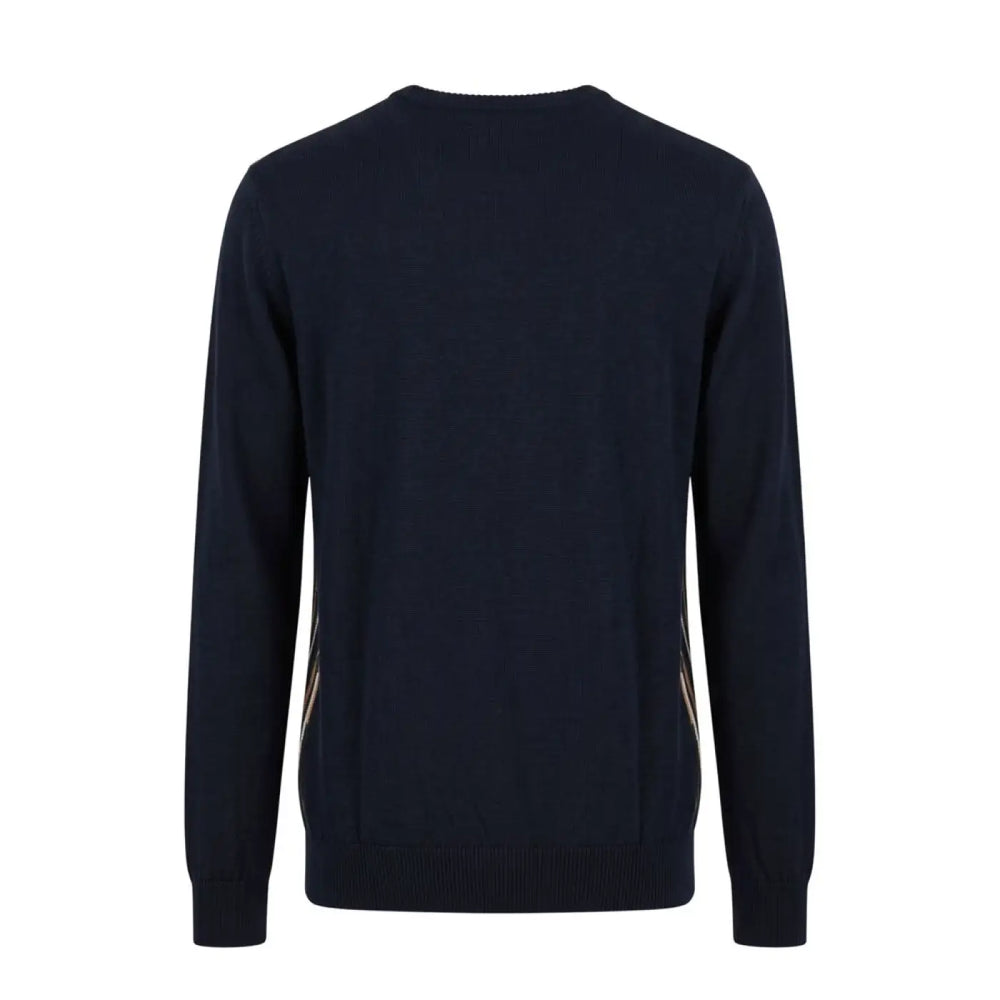 Roberto Pepe Luxury Blue Wool Men’s Sweater