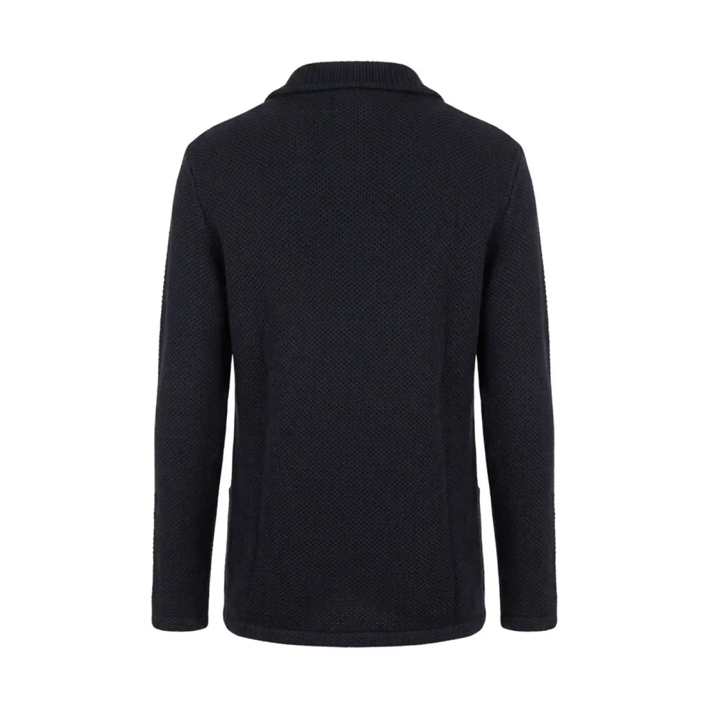 Roberto Pepe Luxury Blue Wool Men’s Sweater