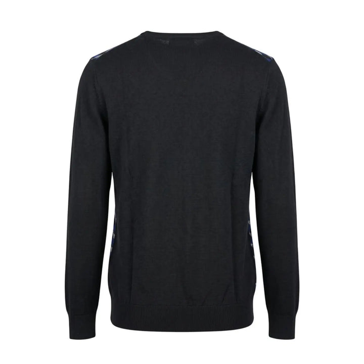 Roberto Pepe Luxury Blue Wool Men’s Sweater