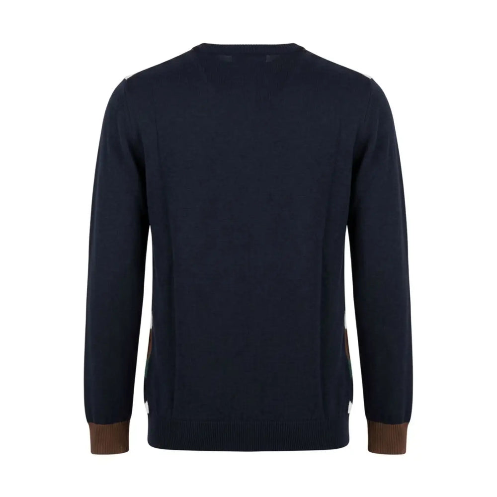 Roberto Pepe Luxury Blue Wool Men’s Sweater