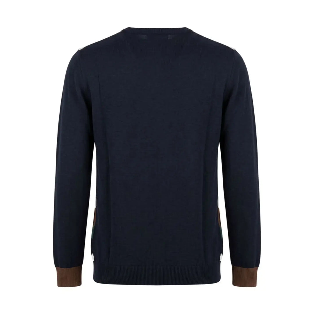 Roberto Pepe Luxury Blue Wool Men’s Sweater