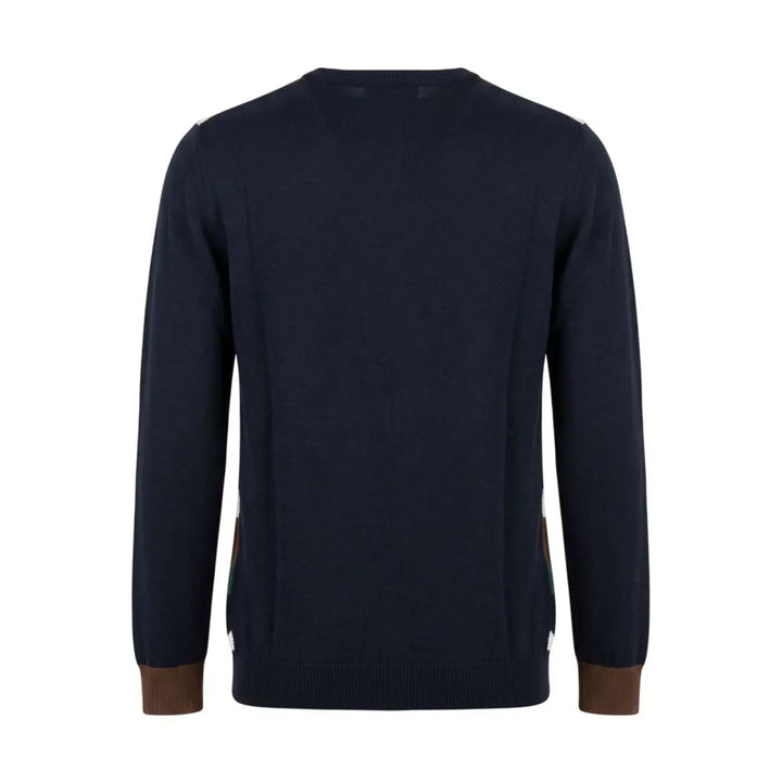 Roberto Pepe Luxury Blue Wool Men’s Sweater