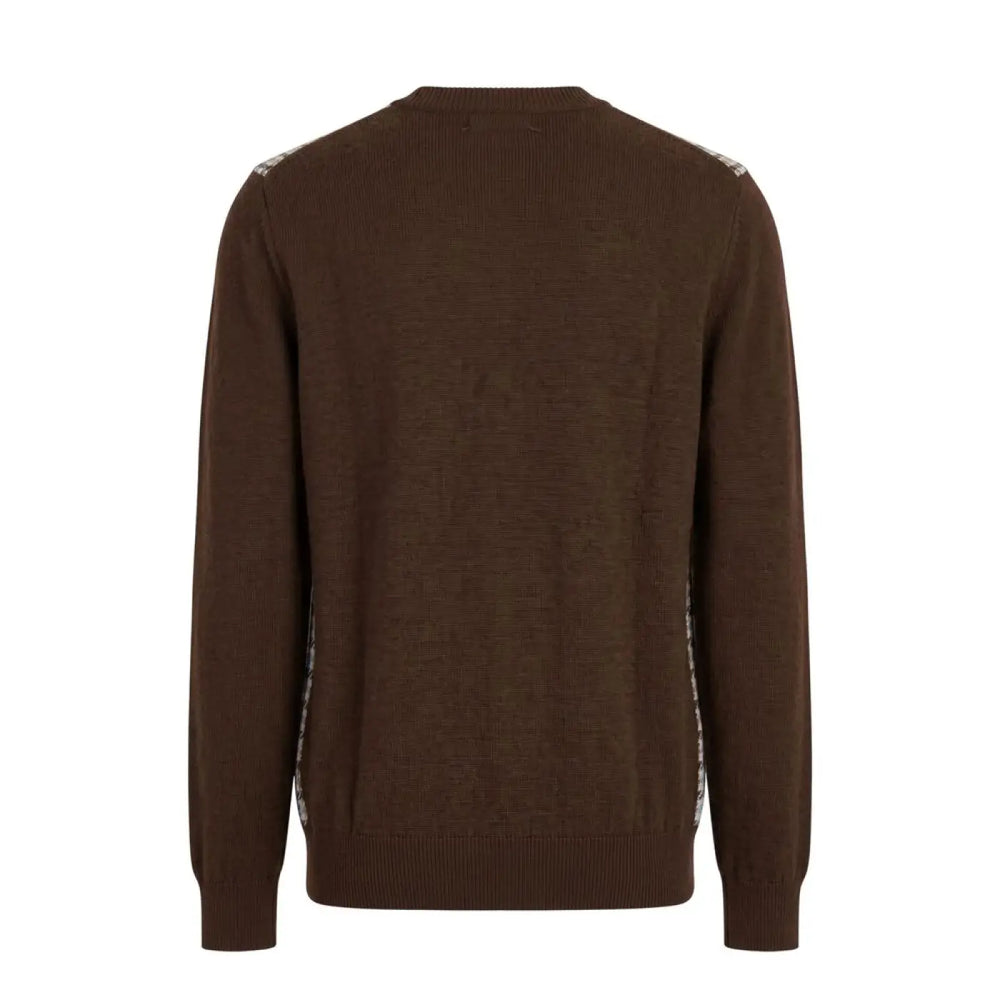 Roberto Pepe Luxury Brown Wool Men Sweater