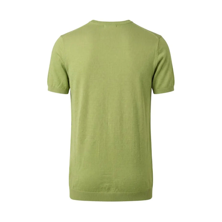 Roberto Pepe Luxury Green Cotton Men Sweater