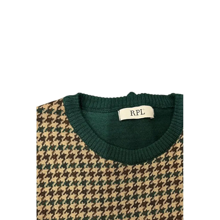Roberto Pepe Luxury Green Wool Men’s Sweater