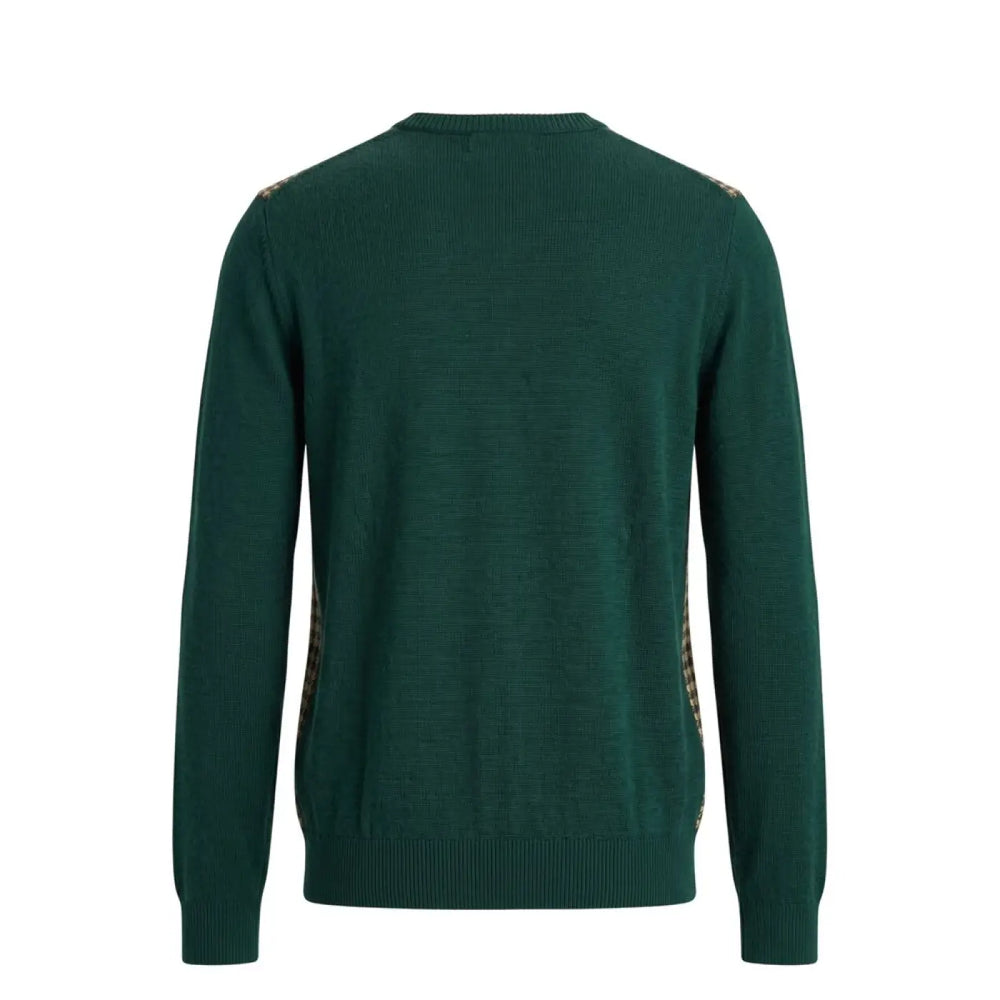 Roberto Pepe Luxury Green Wool Men’s Sweater