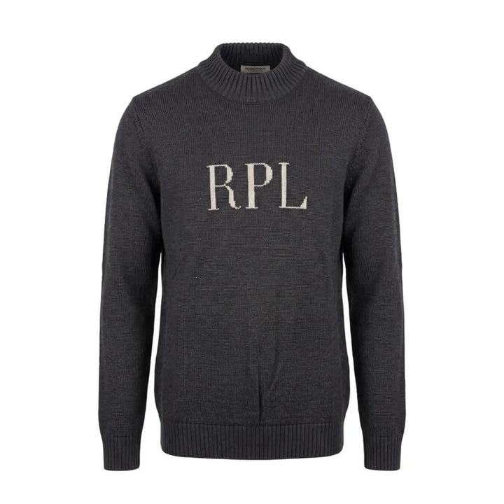 Roberto Pepe Luxury Grey Wool Men Sweater