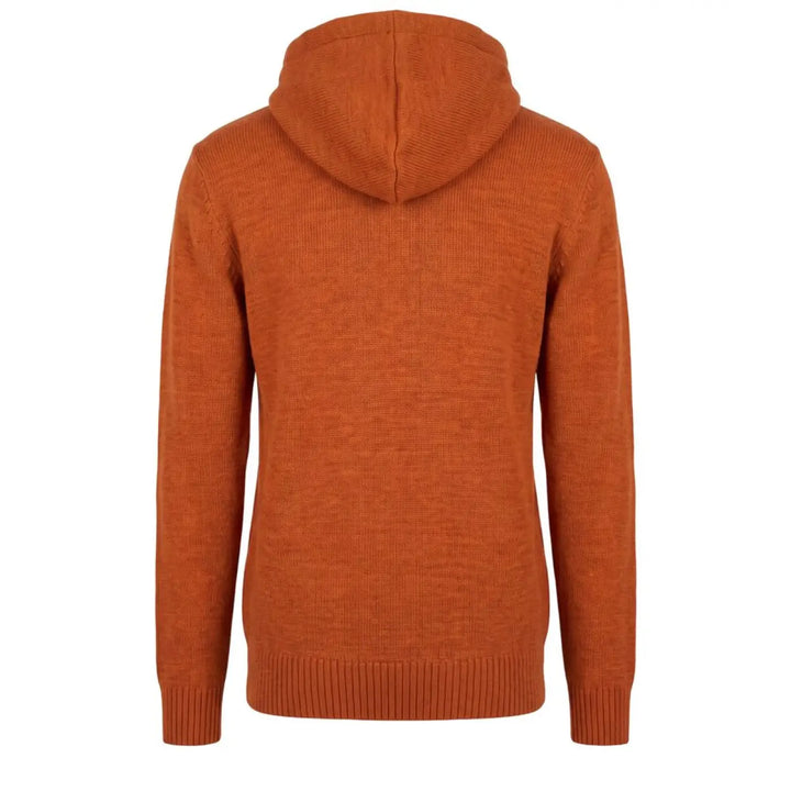 Roberto Pepe Luxury Orange Wool Men’s Sweater