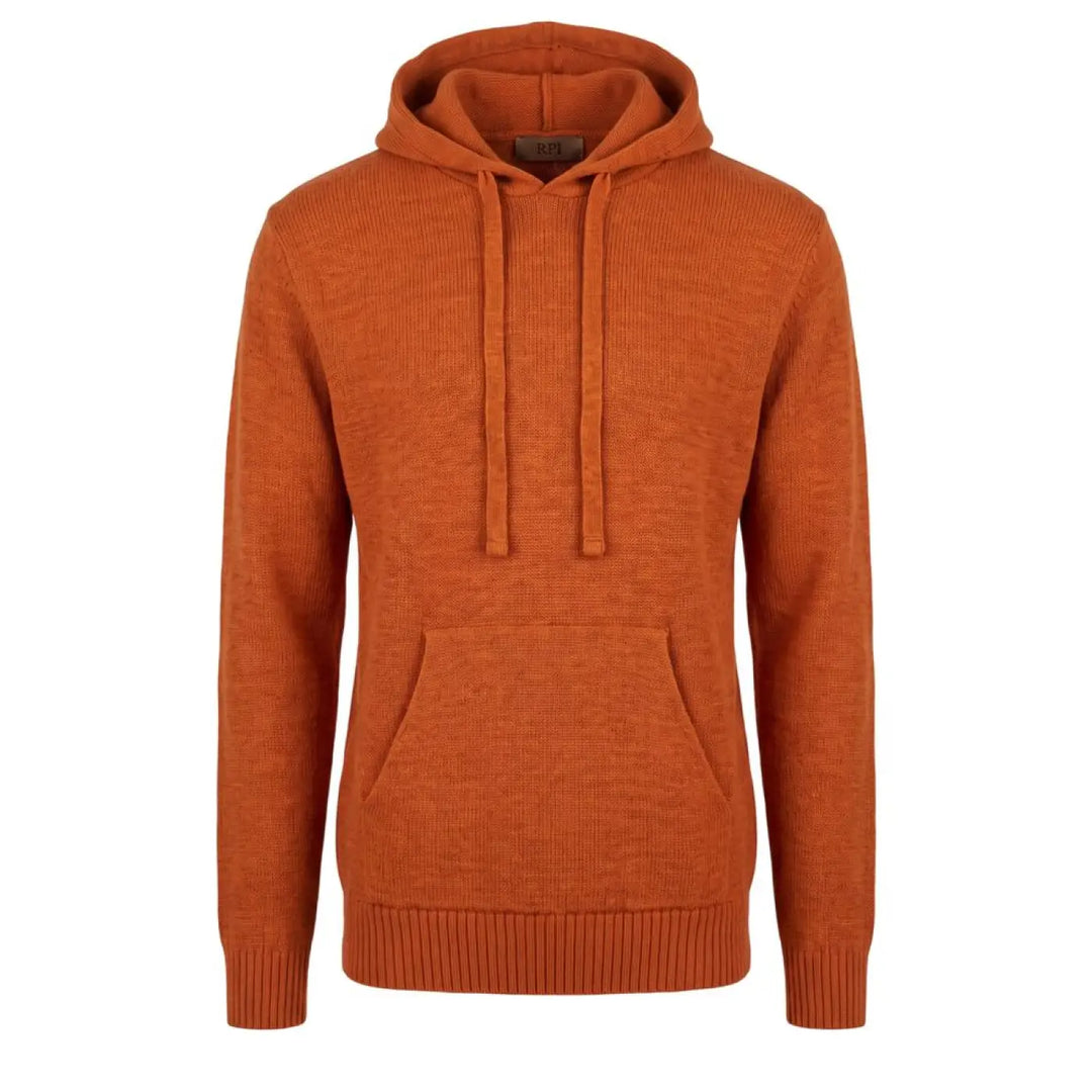 Roberto Pepe Luxury Orange Wool Men’s Sweater