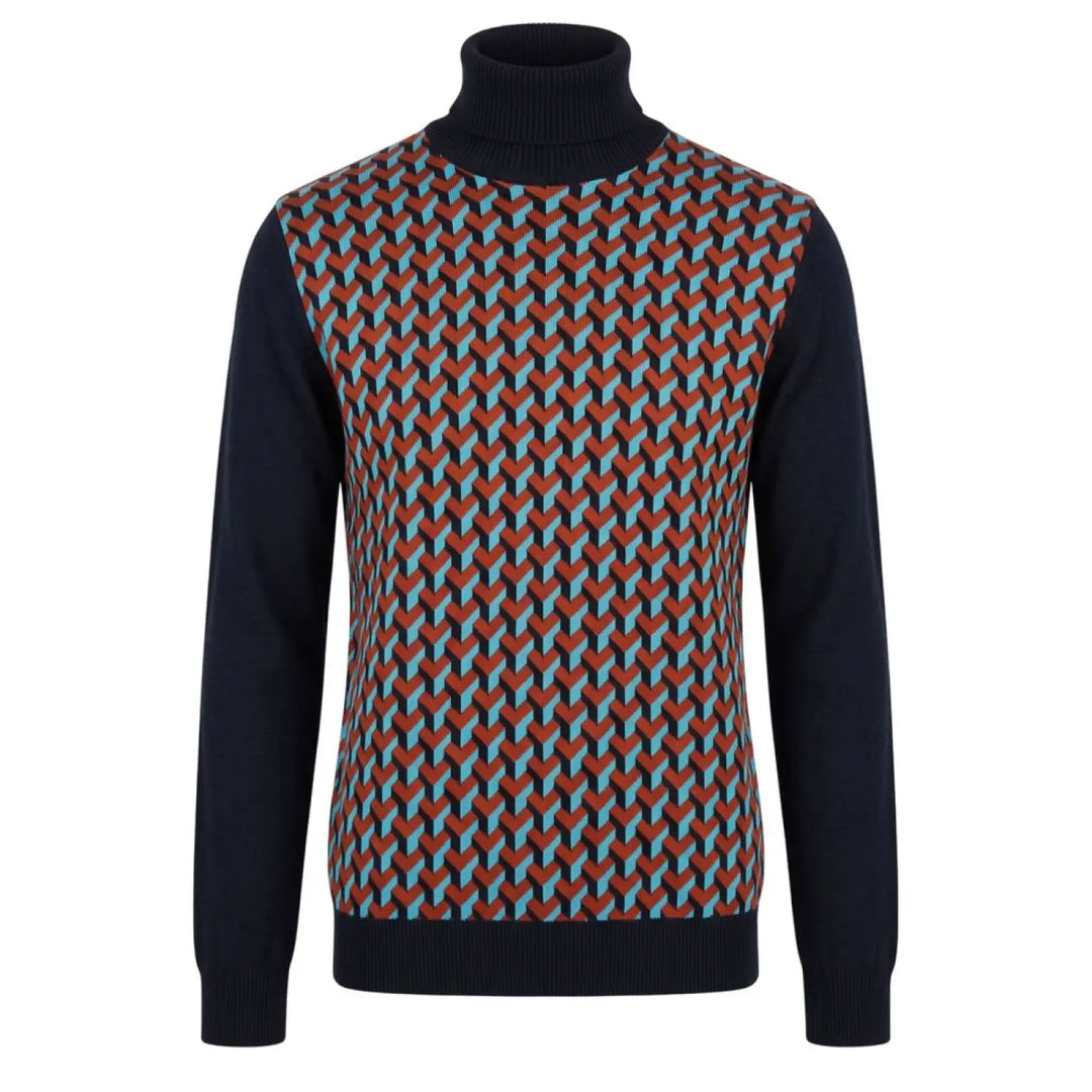 Roberto Pepe Luxury Red Wool Men’s Sweater
