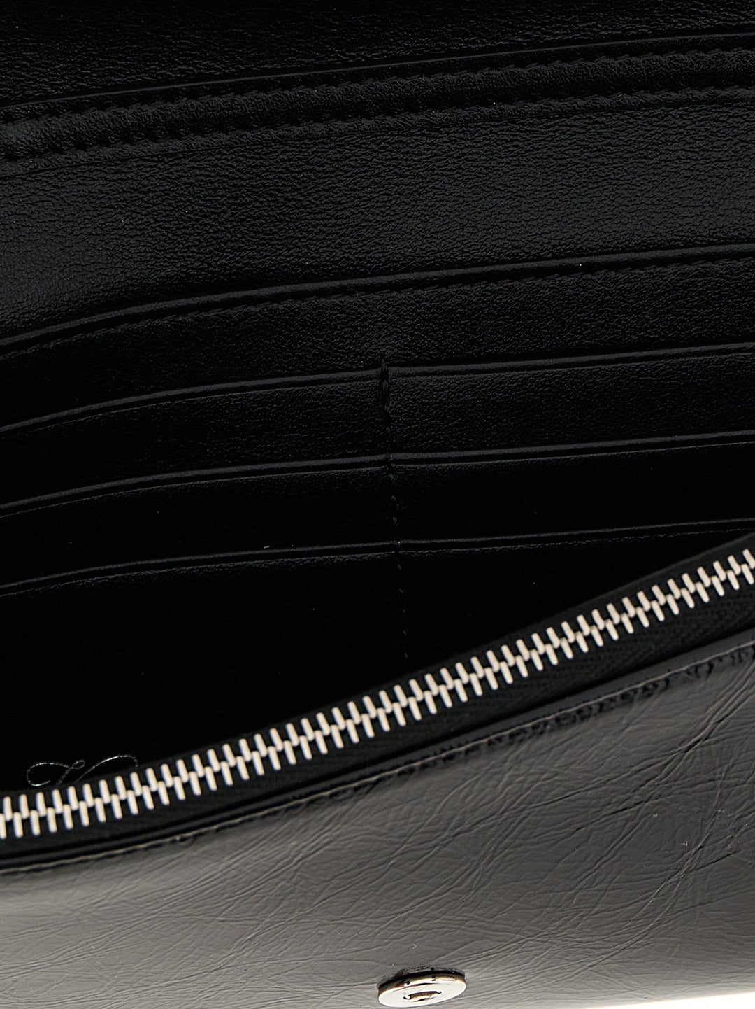 Roger Vivier Black Calfskin Cardholder
