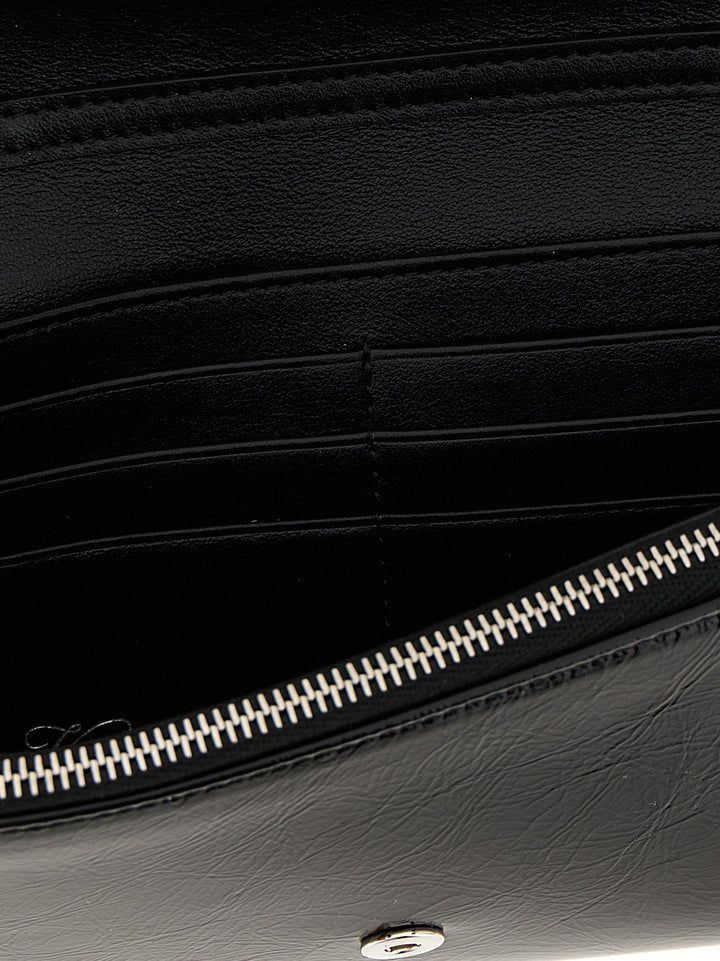 Roger Vivier Black Calfskin Cardholder