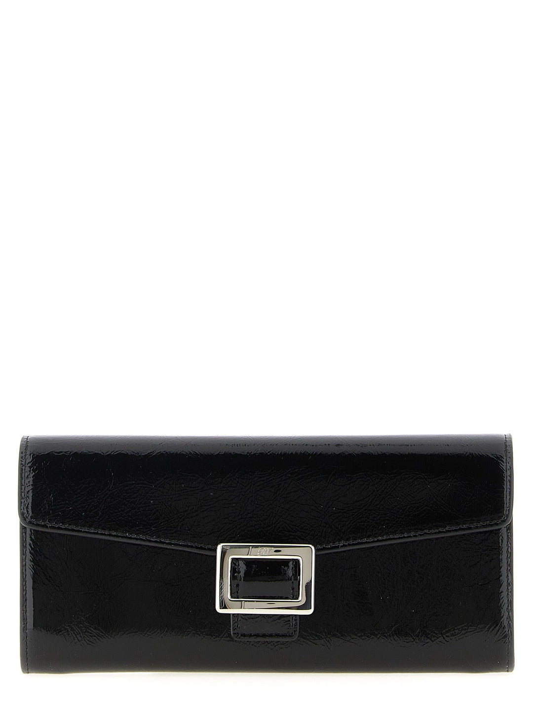 Roger Vivier Black Calfskin Cardholder