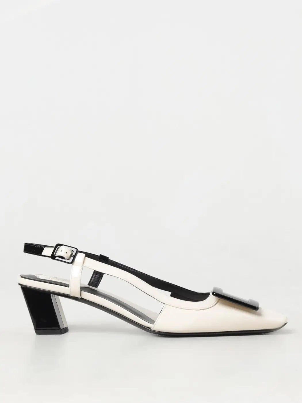 Roger Vivier Black Leather High Heel Pumps