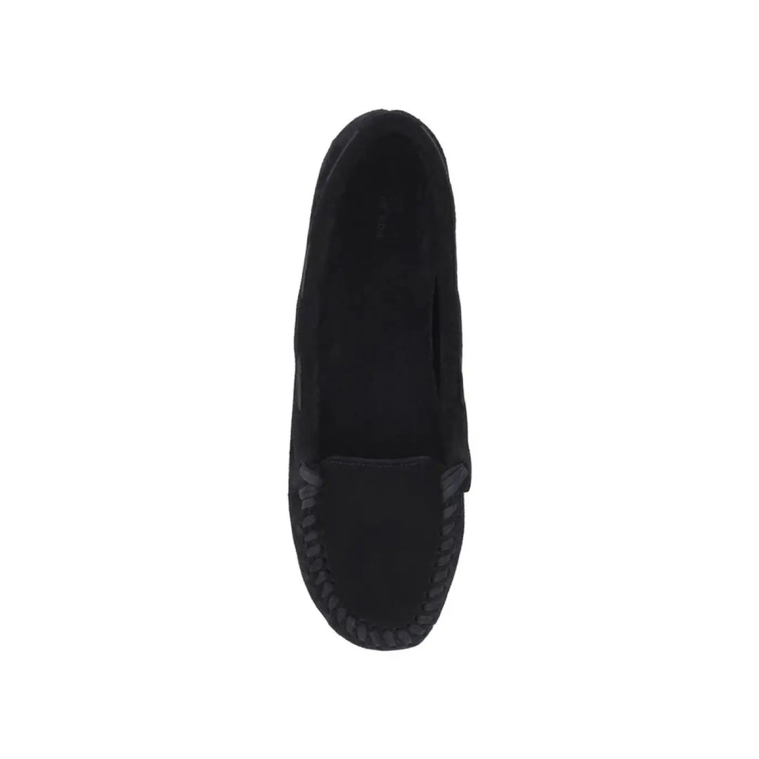 The Row Black Calfskin Flats