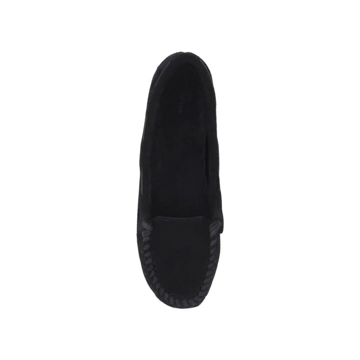 The Row Black Calfskin Flats