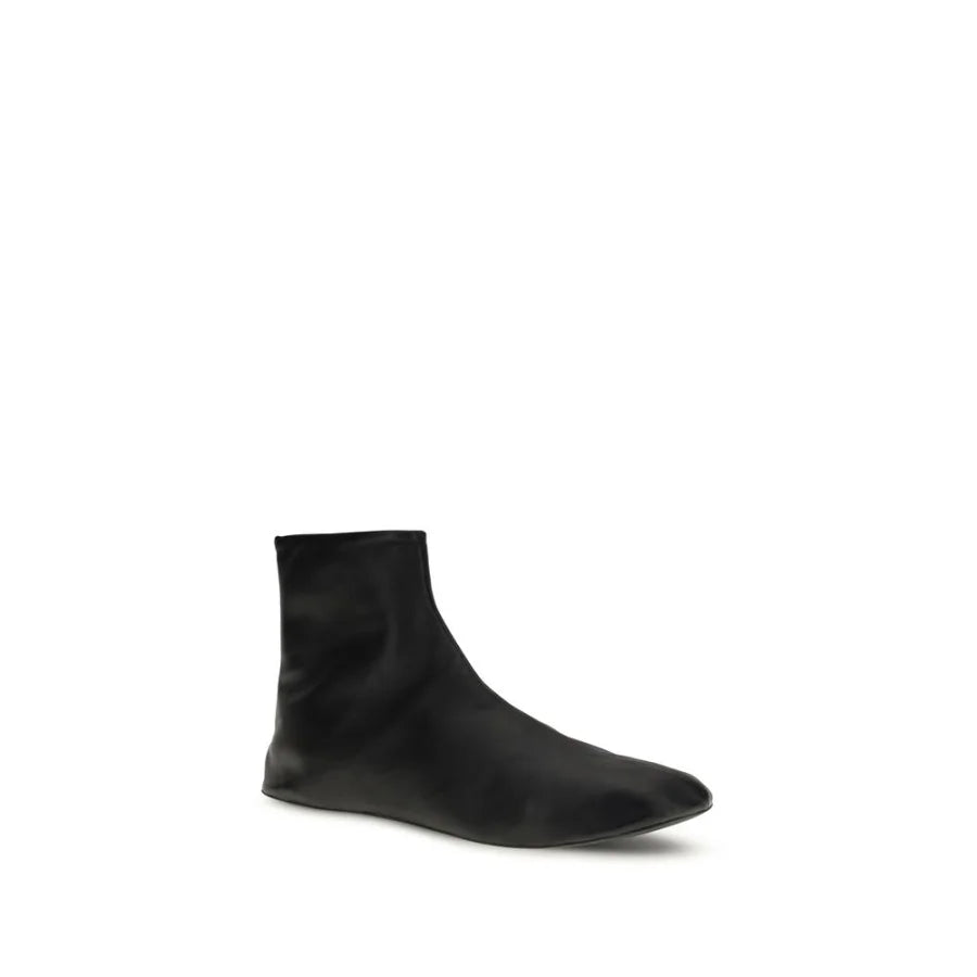 The Row Black Lamb Ovis Aries Ankle Boots
