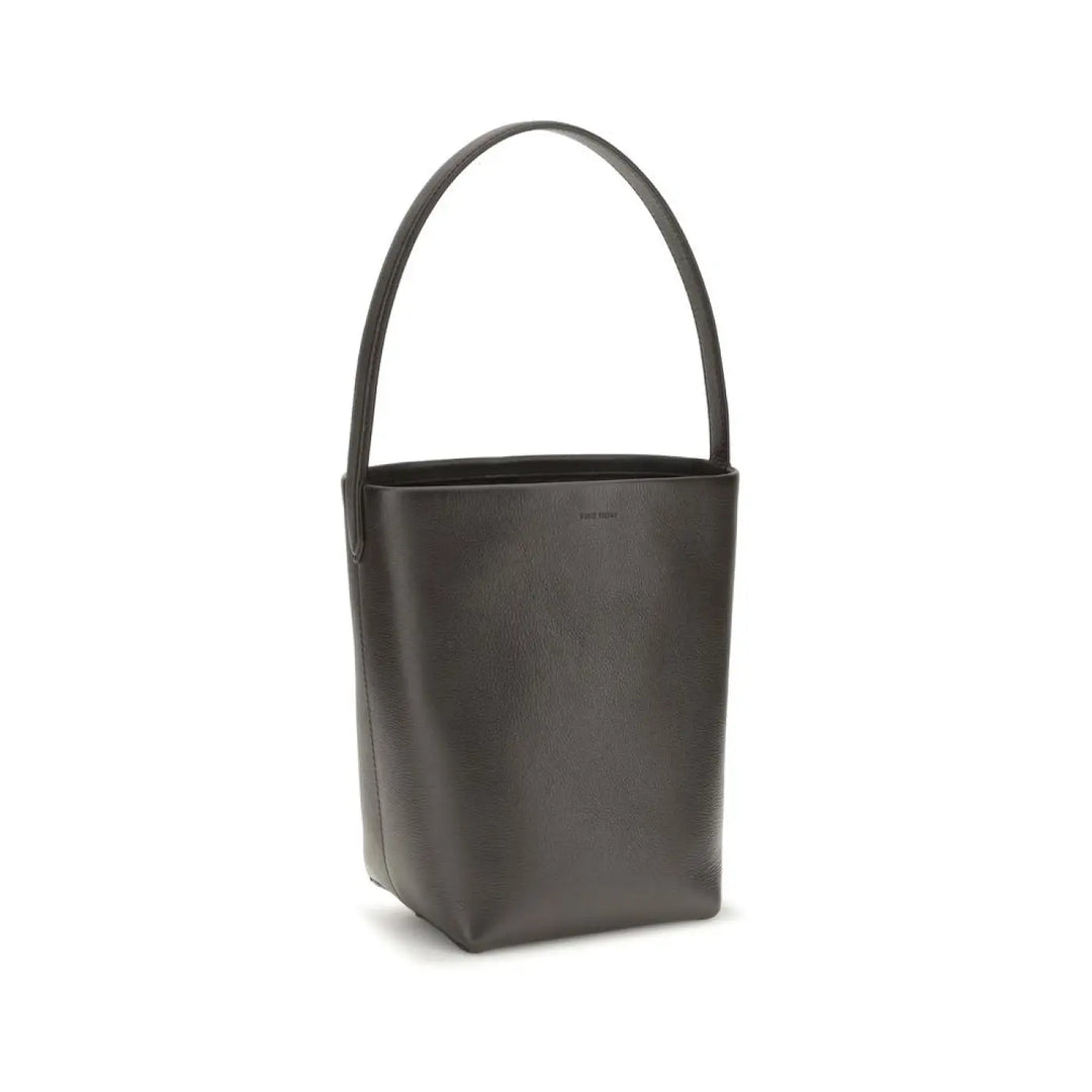 The Row Brown Calf Leather Bos Taurus Shoulder Bag